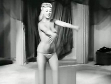 Blonde Dancer Shows Off Her Curves (1950S Vintage)