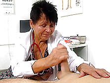 Czech Granny Is Still Working As A Doctor And Using Every Opportunity To Play With Hard Dicks