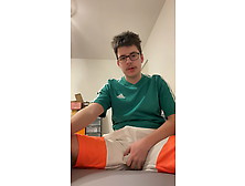 Geman Twink Jake019 Xx Wanks In Adidas Jersey Shirt And Under Armour Shorts – Sportswear Orgasm