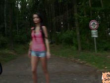 Horny Hitchhiker Babe Daphne Klyde Gets Fucked In The F