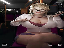 Hot Blonde Woman Enjoys Bbc With A Stranger Man In Bus