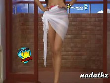 Gisselle Sampayo In Multimedios Tv (2000)