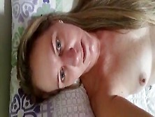 Hot Blonde Milf Selfie Masturbation
