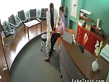 Doctor Fucks Sexy Girl In Waiting Room On Security Cam
