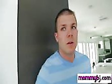 Blonde Mommy Blowjob Sucking Titfuck
