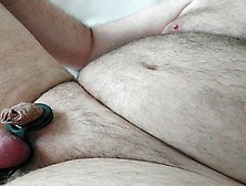 Hairy Fat Bear Masturbates And Cum