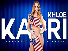 Brace Faced Porn Goddess Cadet Khloe Kapri Loves Big Army Schlongs