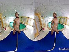 Violette Pure Gets Down And Dirty In The Deep With A Hot Poolside Fuck