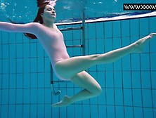 Cute Liza Bubarek Enjoys Swimming