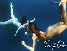 Enjoy Girls Stripping And Swimming On Tenerife