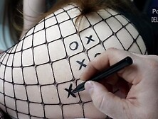  Lost Her Pussy In Tic-Tac-Toe.  Cum Inside - Deluxe Bitch