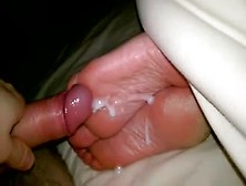 Cum Dripping On Shiny Soles