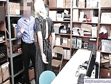 Officer Fucks Blonde Teen In His Office