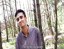 Czech Twink Fucking For Money With A Gay Guy Outdoors In The Woods