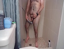 Actually Small Penis Takes A Shower