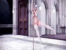 [Mmd] Haku White Suit Pole Dance