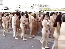 Hundreds Of People Strip Nude To Pose For A Picture