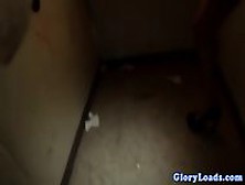Glory Hole Skank Desperate For Cock