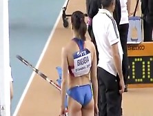 Cute Russian Pole Vaulter With A Great Ass