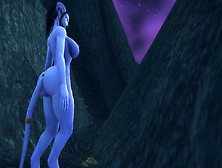 Cock Hungry Draenei Talking Some Small Cocked Stud Off