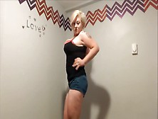 Sexy Blonde Big Booty Shaking Compilation