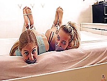 Dunya And Lilly Hogtied Antics 1080P