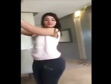 Cute Arab Girl Home Dance