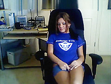 Dirty Teenage Whore Playing On Home Webcam
