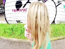 Mamacitaz - Blonde Bimbos Daniella Margot Fucks Gigantic Cock Into Outdoors