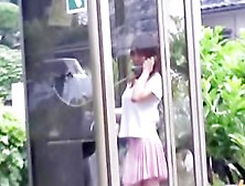 Pay Phone Sharking Adventure With Some Really Lustful Young Asian Hottie