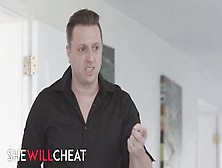 She Will Cheat - Ember Snow Is So Pissed Off With Her Husband & She Cheats On Him With Sexy Vina Sky