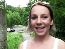 Publicagent Big Tits Student Sucks And Fucks For Cash In The