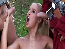 Blonde Public Double Penetrated During The Anal Threesome Rolep