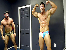 Muscle Boys Zach & Joey Wrestle