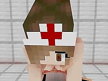 Minecraft Nurse Taking Care Of A Hentai Cock With Her Healing Lips Pov