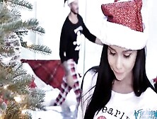 Ariana Marie Inside Santa Cock Inside Her Young Hole